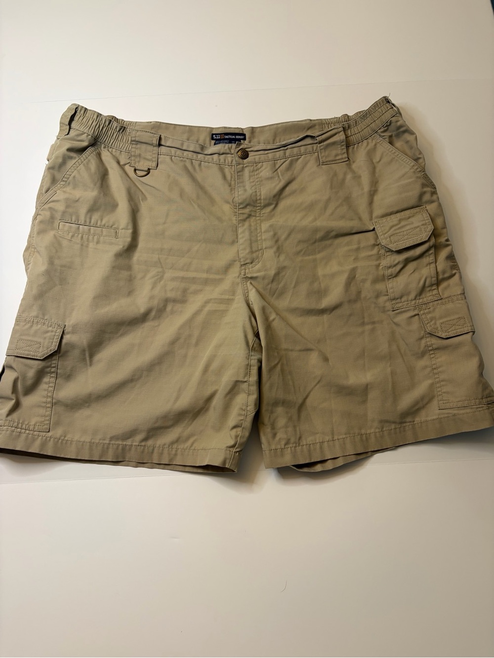 5.11 Tactical Series Men’s Khaki Cargo Shorts Size 44 Ripstop Big & Tall